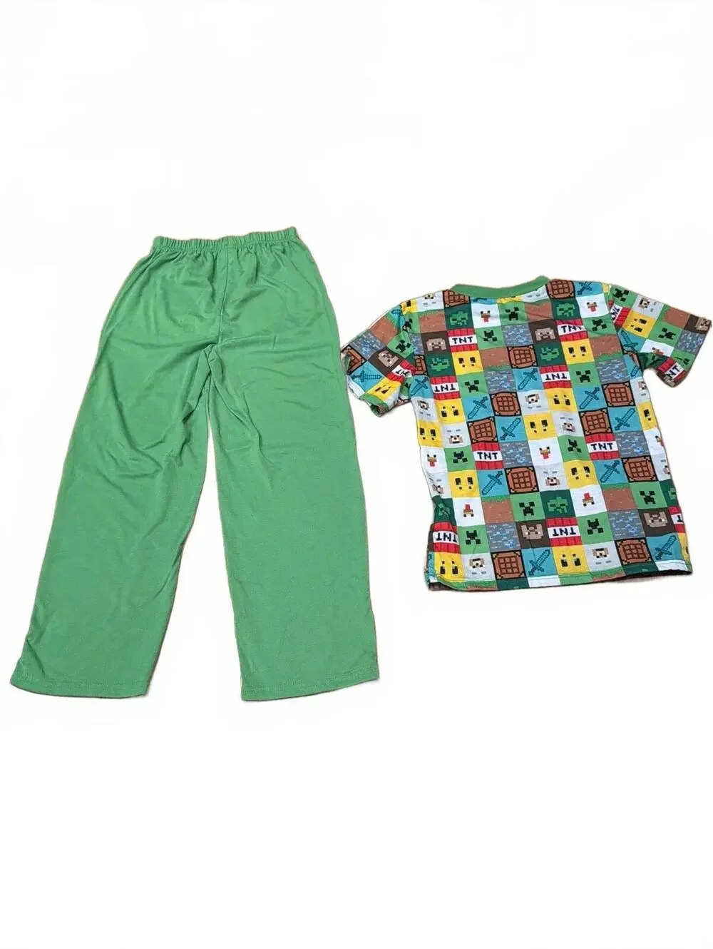 Minecraft Kids Pajama Set Medium 8/10 Youth 8 years